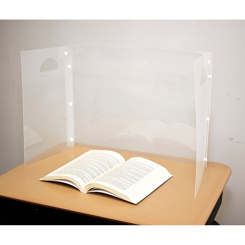 Personal Space&#x2122; Desk Dividers, PreK-Elementary, Frosted, Single