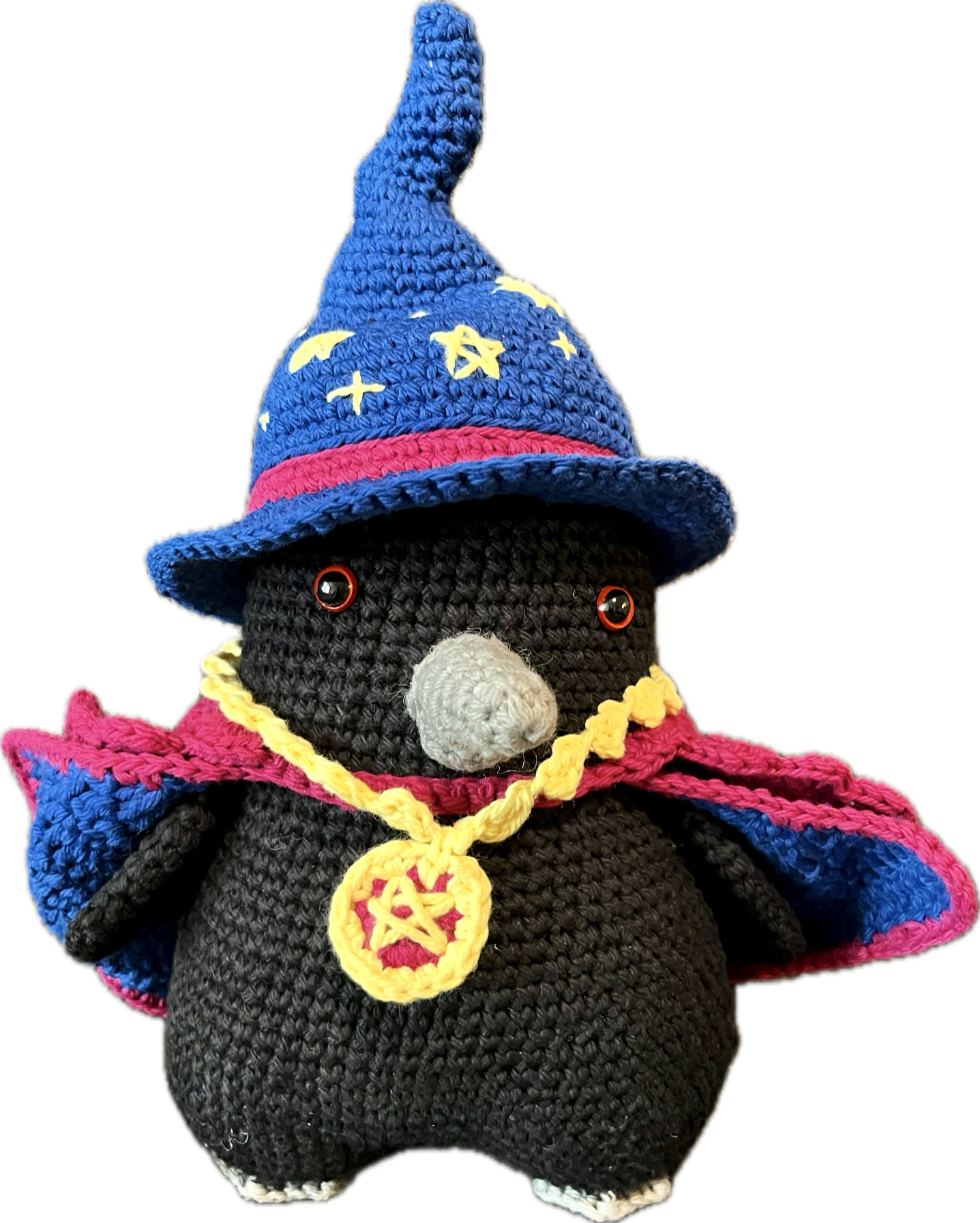 cute crochet Christmas bag charm - fits airpods, lip balm, hair