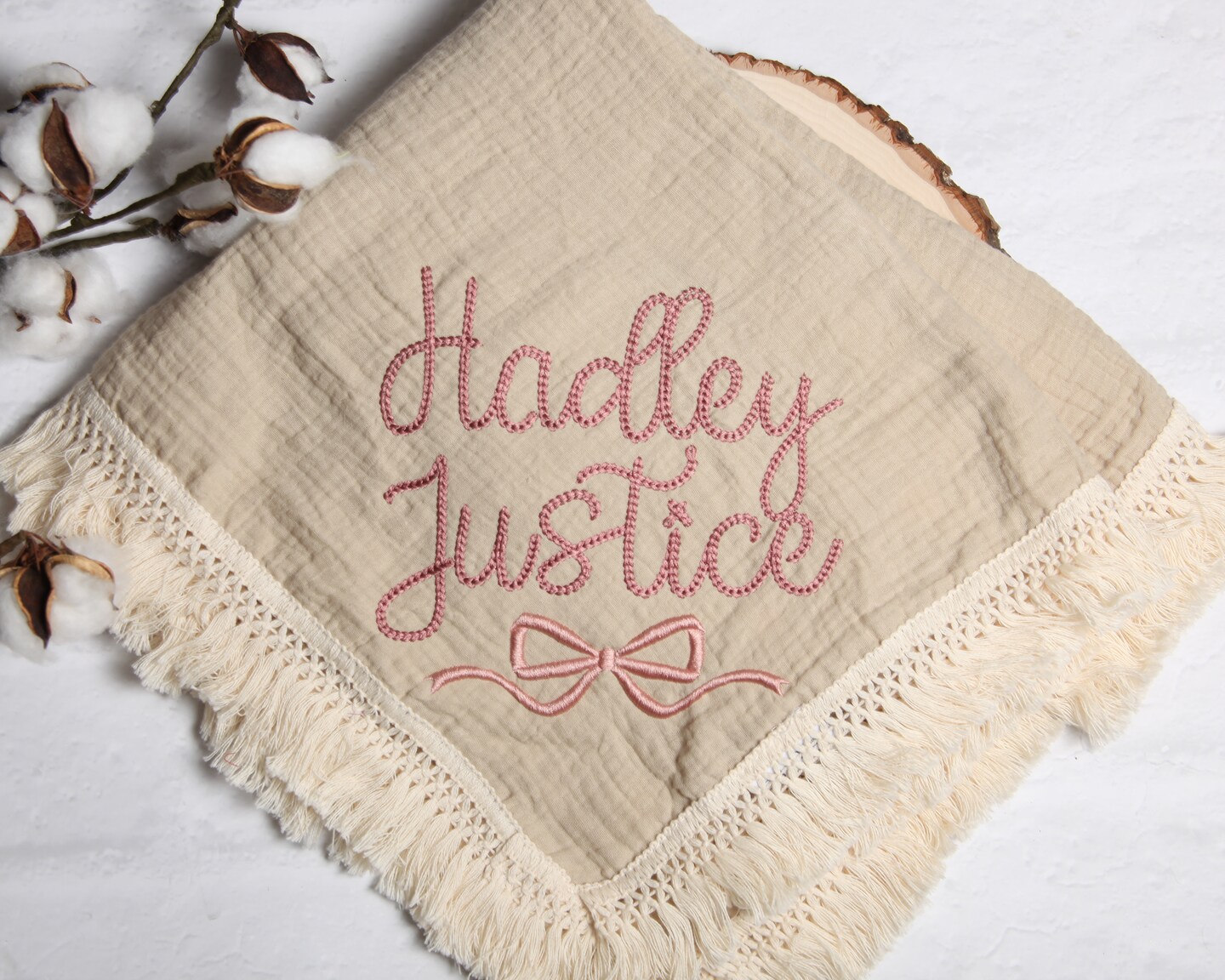 Personalised Blanket Baby Embroidery Blankets With Photo