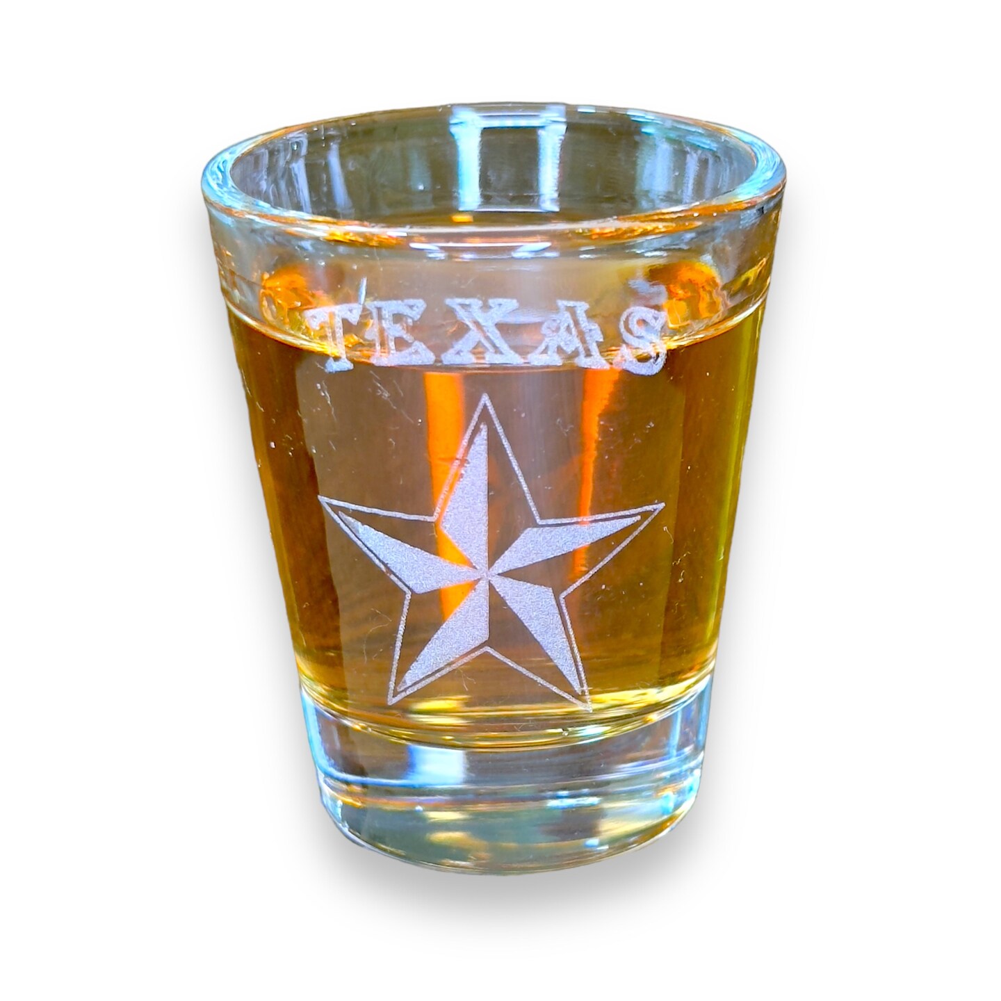 2oz Texas Star Shot Glass 2oz Texas Star Shot Glass