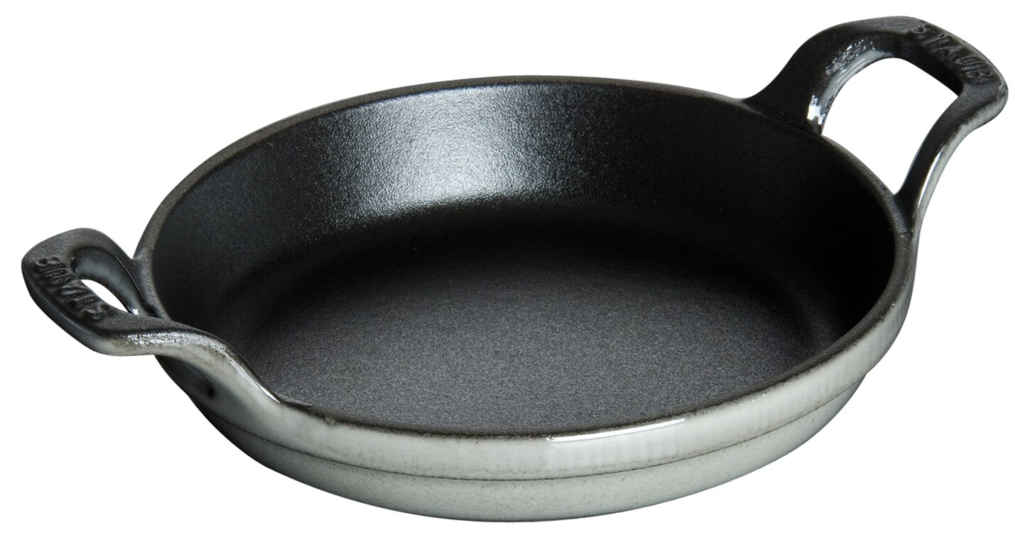 STAUB Cast Iron 7.5-inch Round Gratin Baking Dish