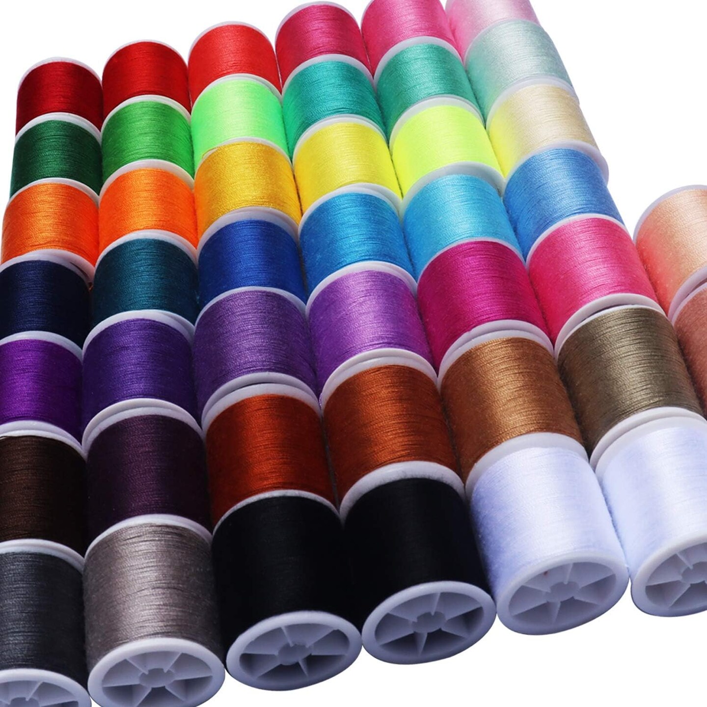 45 spools Sewing Thread Kits Polyester for Hand &#x26; Machine Sewing Total 4500yards