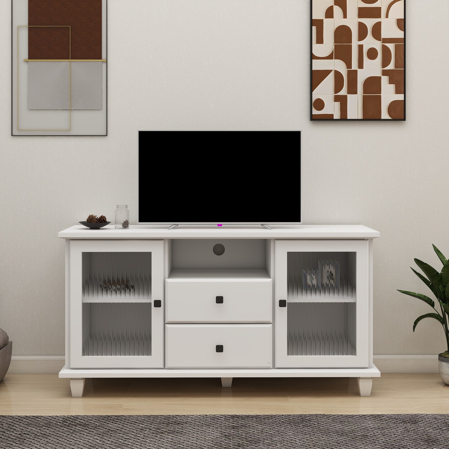 Sleek Glass TV Cabinet | Upgrade Your Living Room