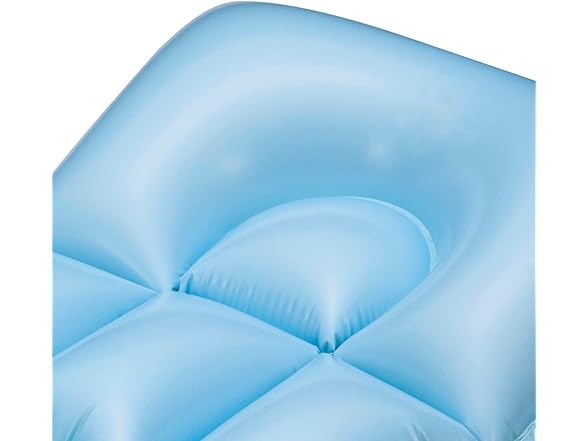 Funsicle Water Lounge Mat Pool | 6 ft Cloud Escape Inflatable Mat, With Cushioned Headrest | MINA&#xAE;
