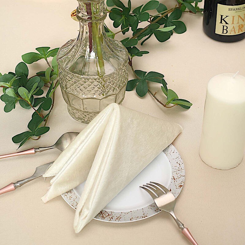 20x20-Inch Premium Velvet Napkins