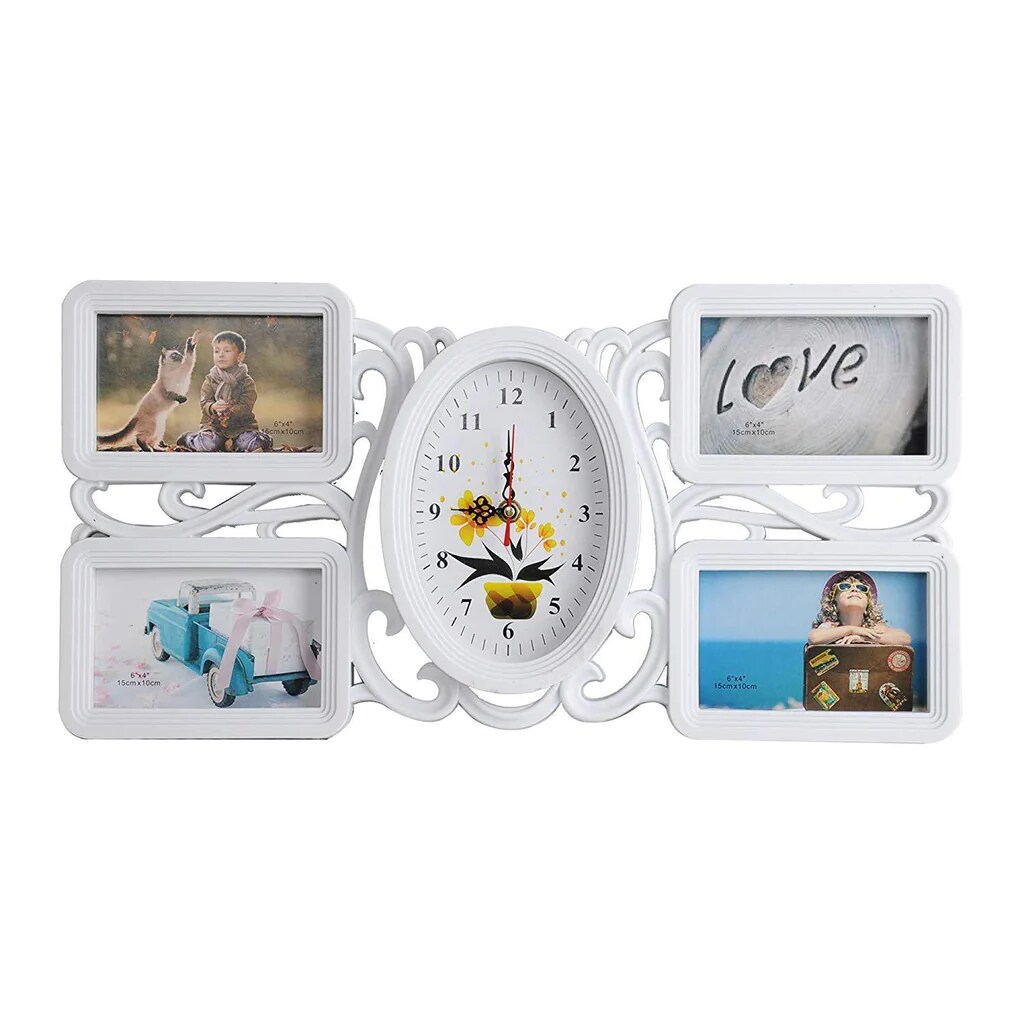 Elegant Collage Photo Frames - White | Capture Memories