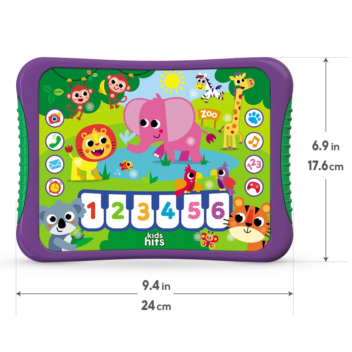Kids Hits Educational Toddler Hit Pad  Toy My Busy Zoo