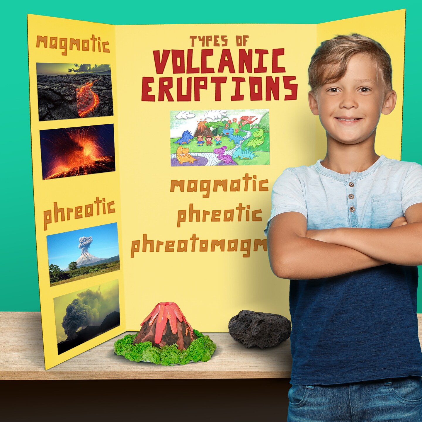 Flipside Products 36” x 48” Project Boards for Presentations, Science Fair, School Projects
