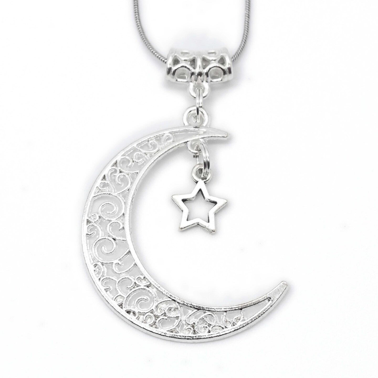 EL MOON by mananails ♡ Jewelry silver Moon Necklace | Crescent Moon Necklace | Sterling Silver