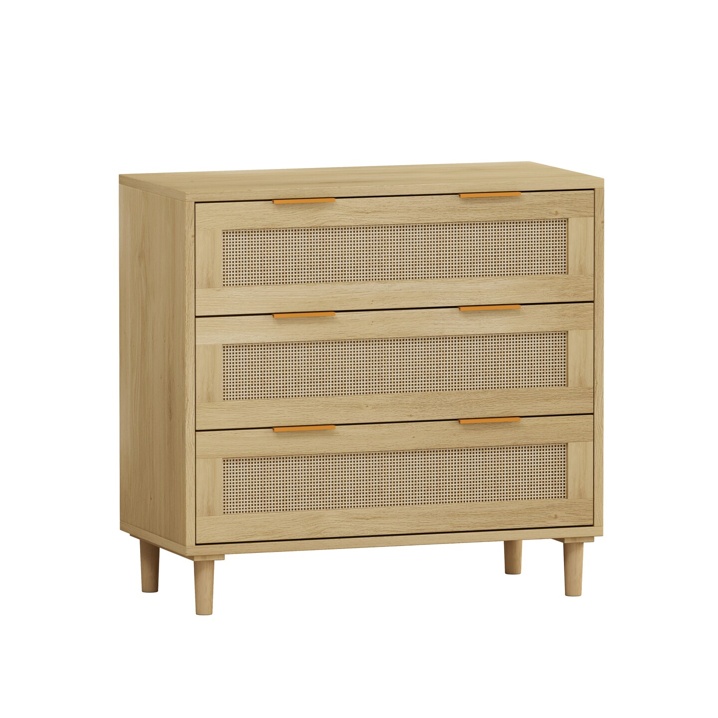 Stylish Rattan Storage Cabinet - 55.8 | Charm and Style