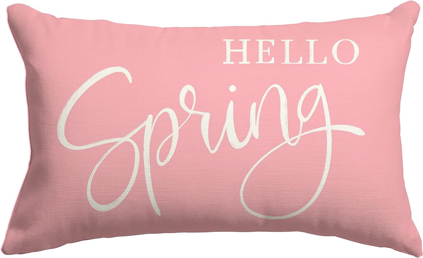 Hello Spring Lumbar Throw Pillow Covers: Refresh Your Sofa with Springtime Charm