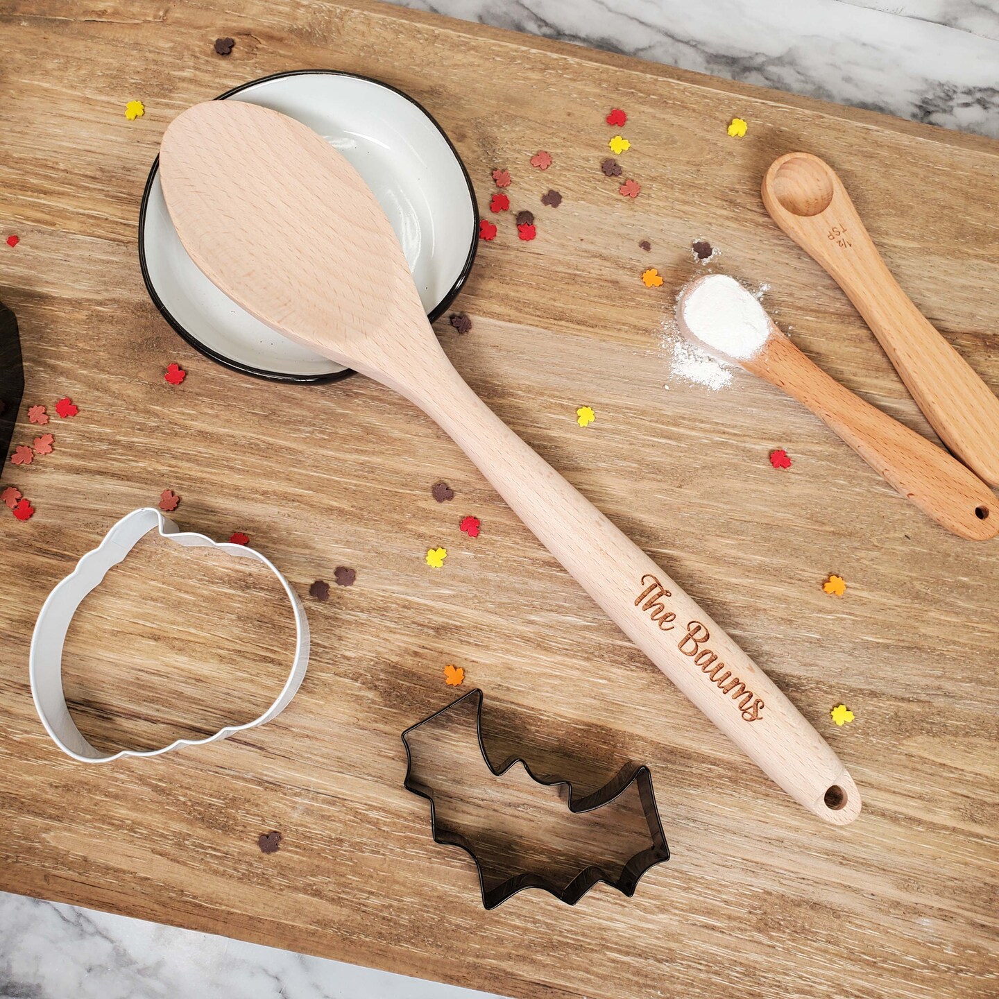 Personalized Wood Spoon | Serving Mixing Spoon Kitchen Decor | Unique Housewarming Wedding Bridal Shower Gift product 4