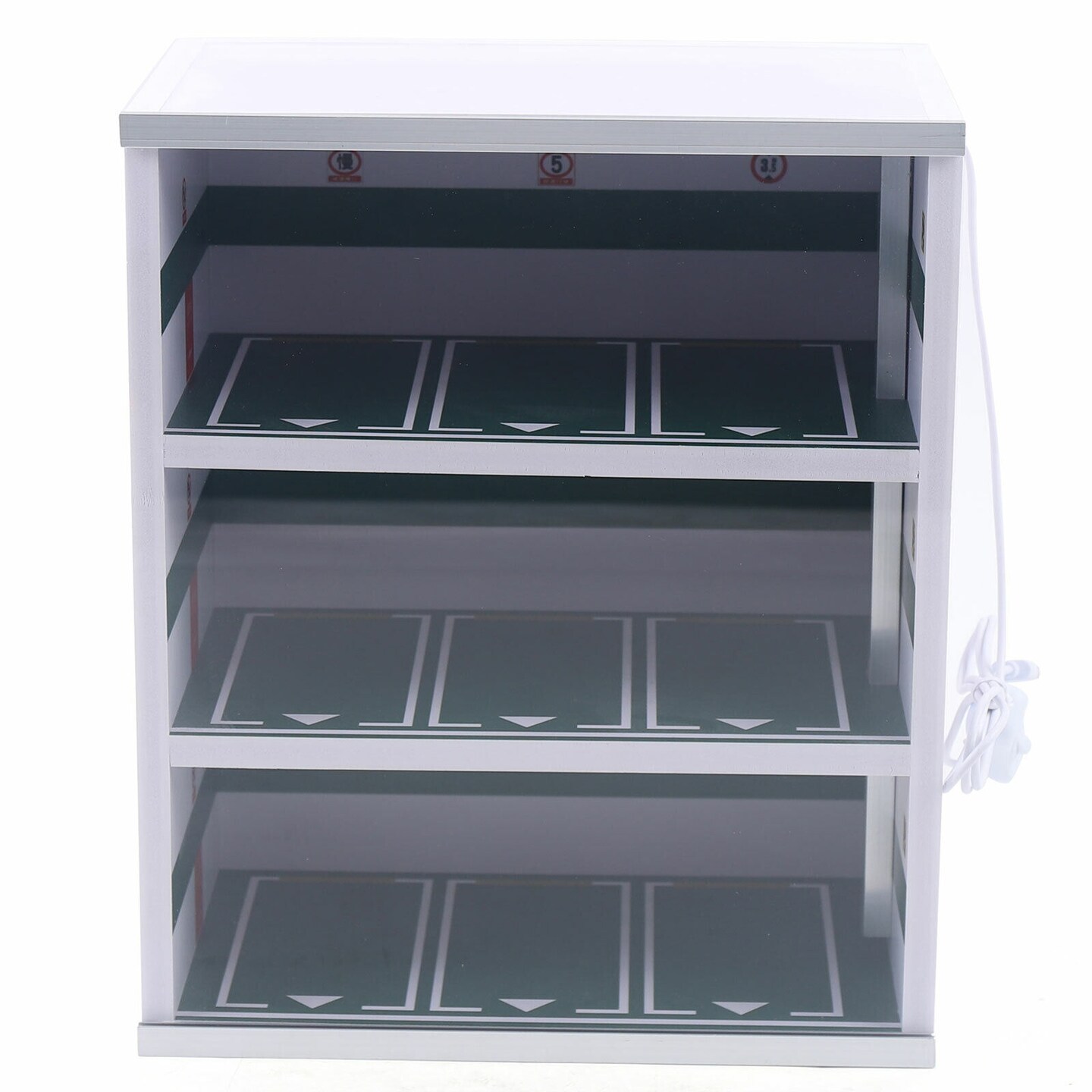 Kitcheniva Acrylic Diorama 1/43 Parking Lot Scene Garage Display Box 25*15*30cm With LED Light