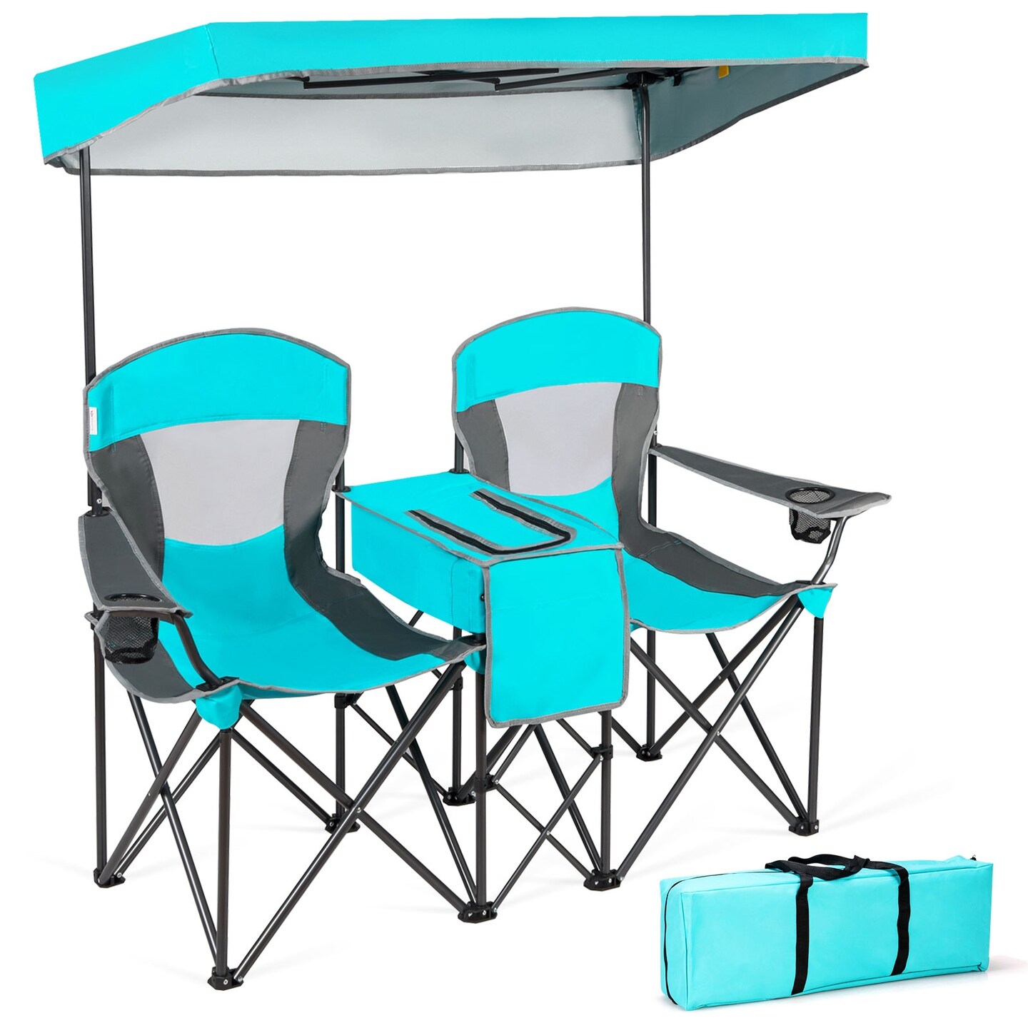 Portable Folding Camping Canopy Chairs with Cup Holder Michaels