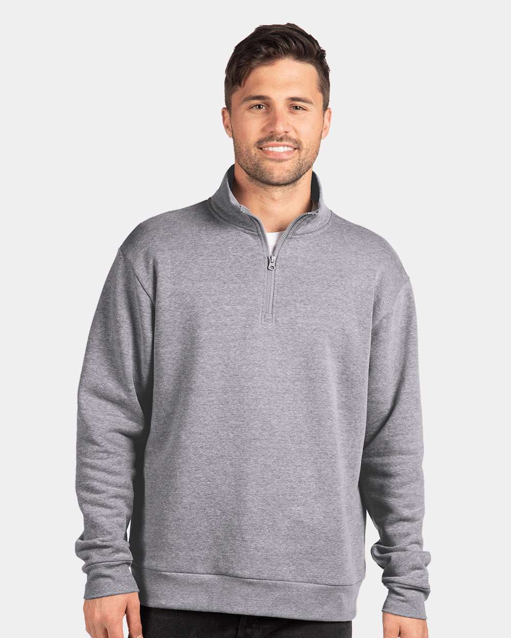 Polyester half zip online pullover