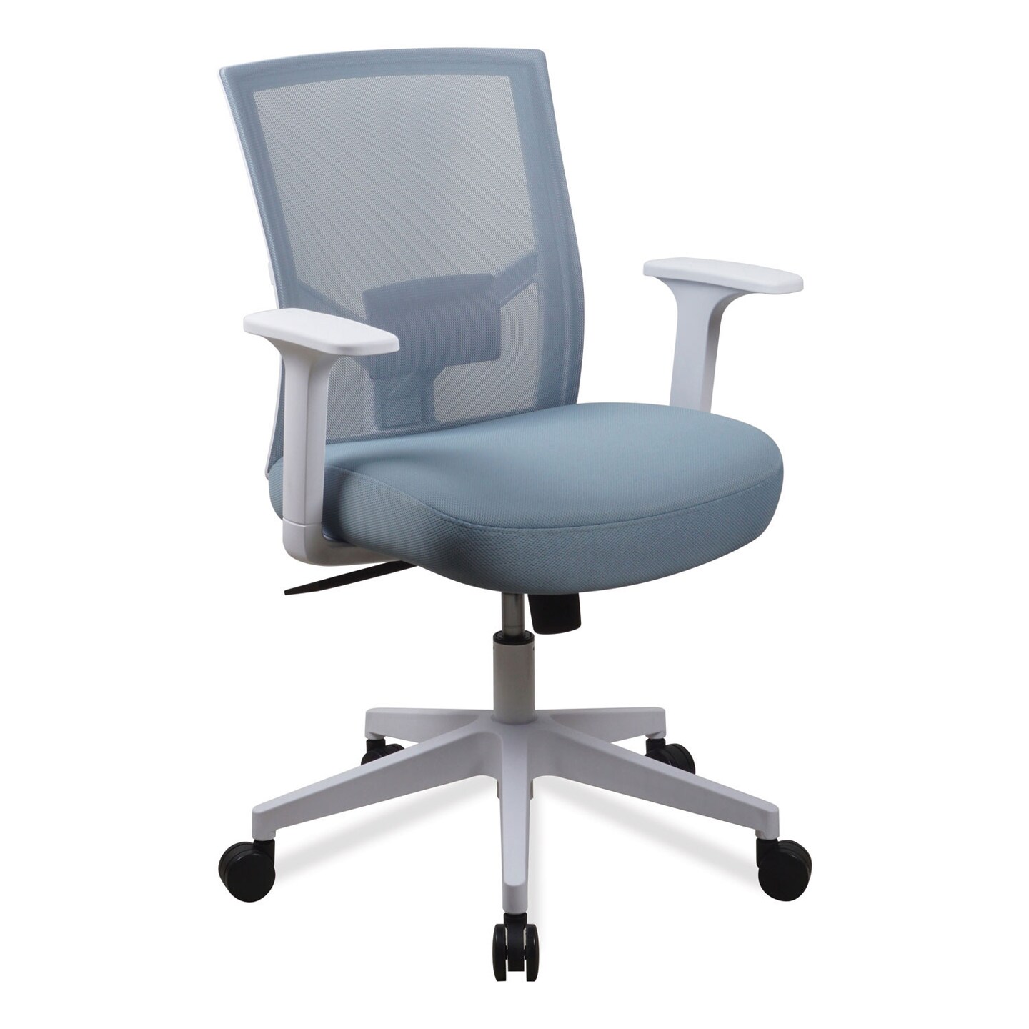 Mesh Back Fabric Task Chair, Supports Up to 275 lb, 17.32