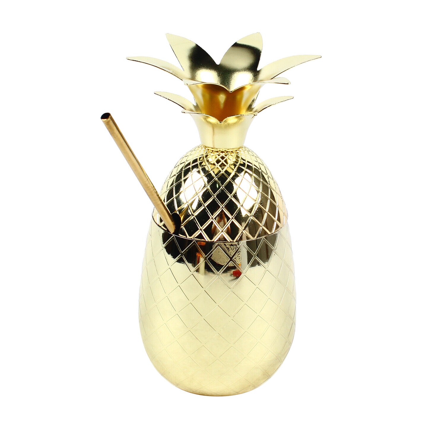 Kitcheniva Stainless Gold Pineapple Tumbler Cup