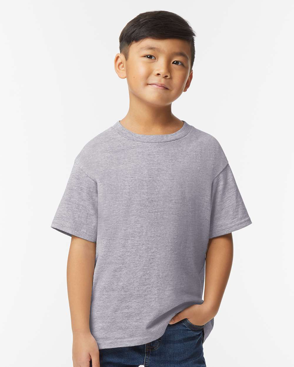 Gildan® Softstyle Youth Midweight Crewneck T-Shirt for School, Sports & Everyday Eco-Friendly Kids Tee