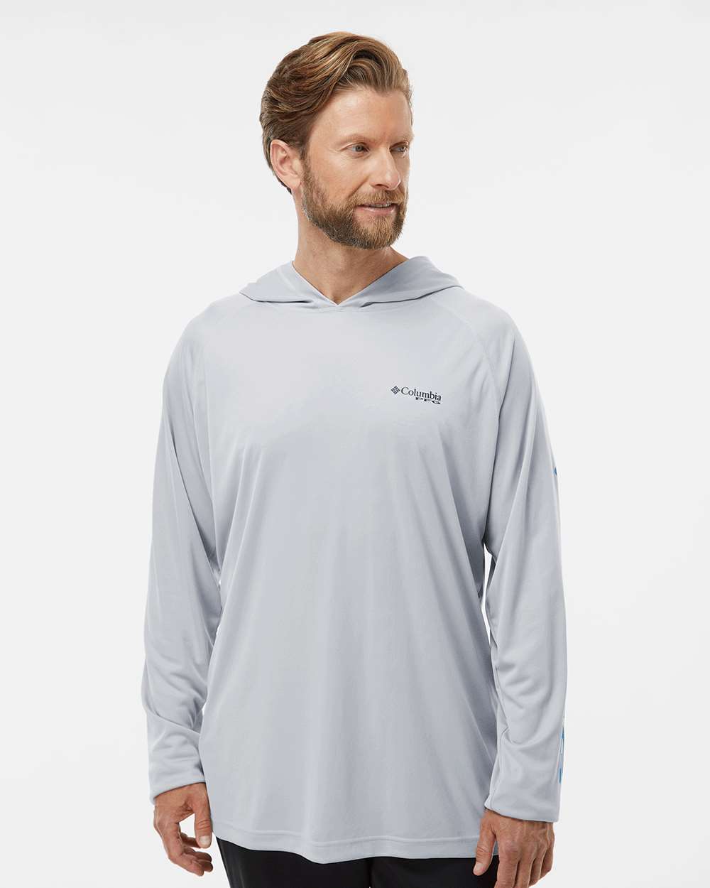 Columbia&#xAE; PFG Terminal Tackle Hooded Long Sleeve T-Shirt