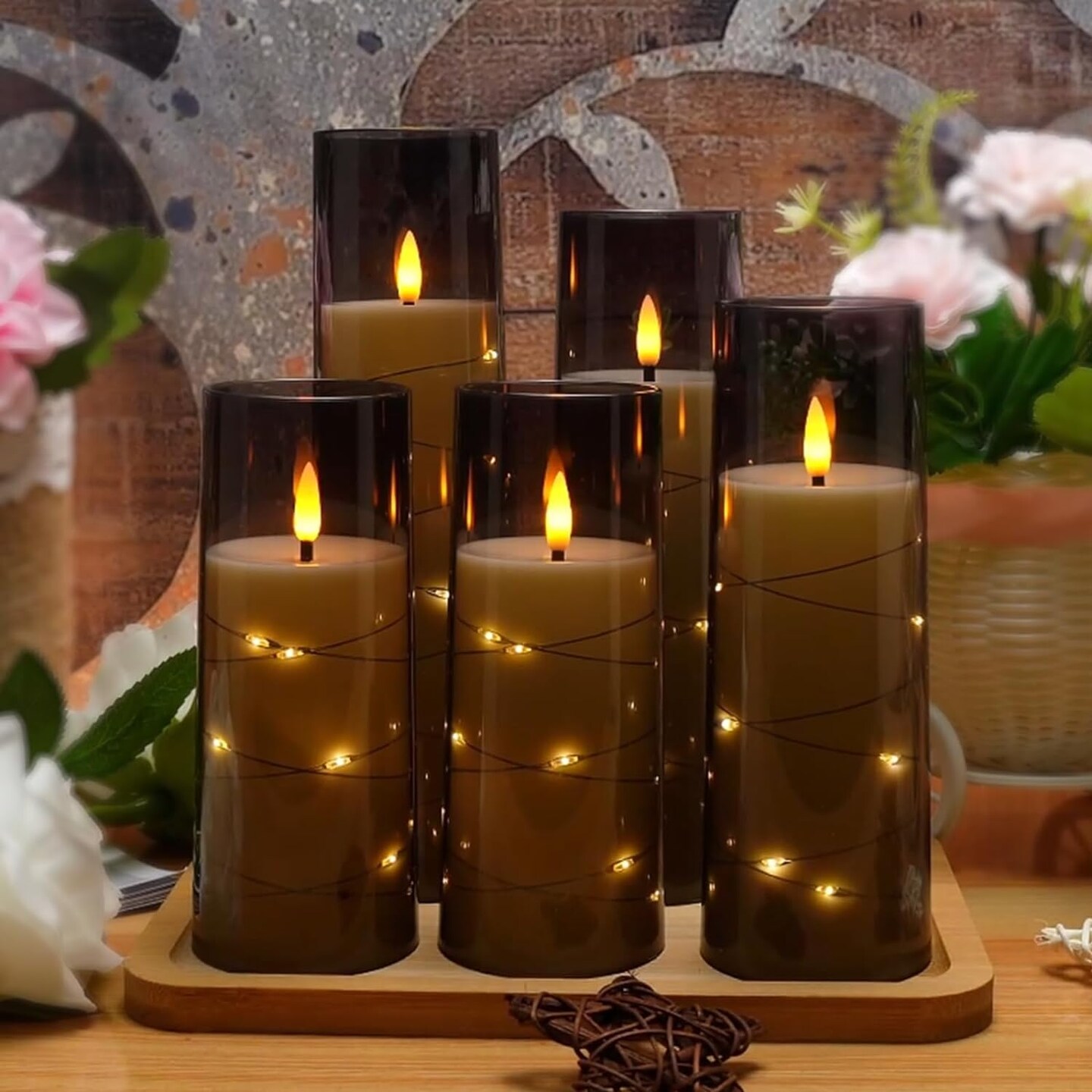 Flameless LED Candles with Timer