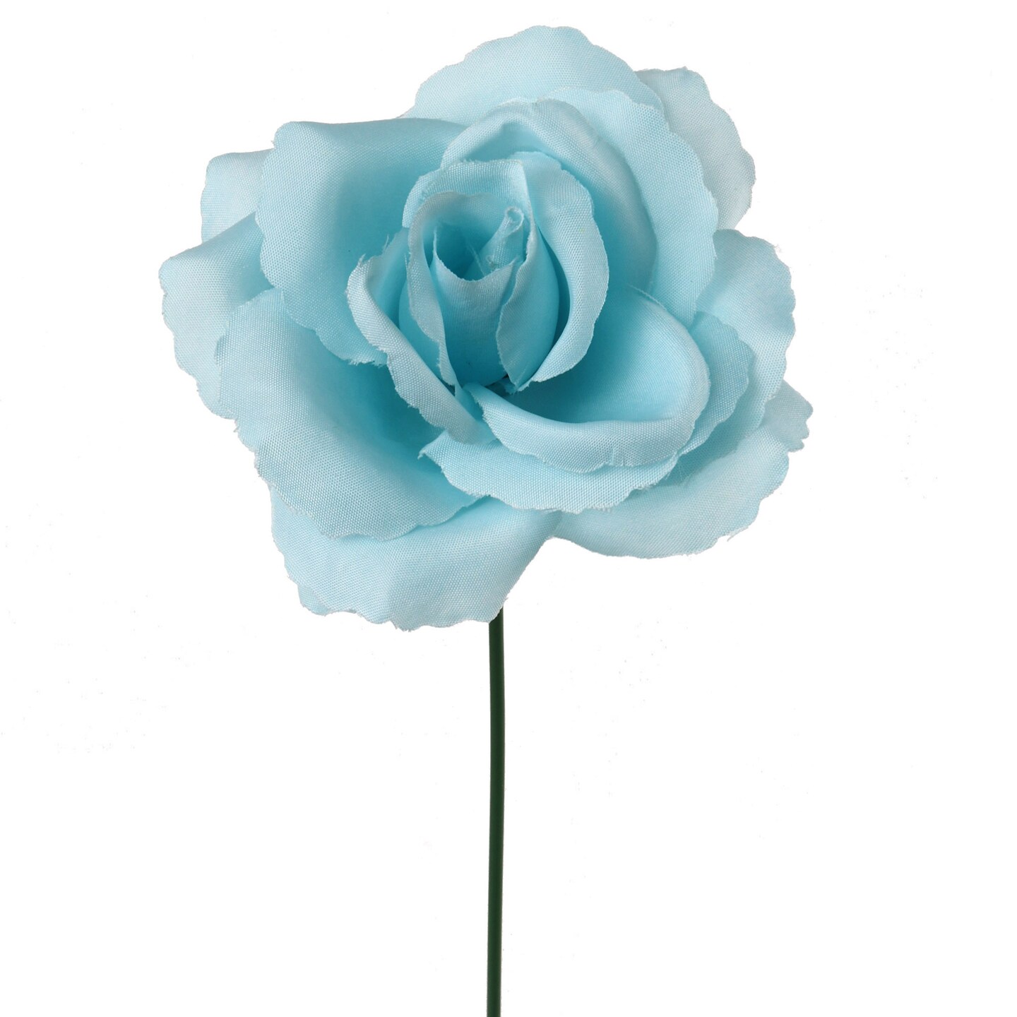 50-Pack: Sky Blue Rose Picks, 8" Stems, 3" Wide by Floral Home®