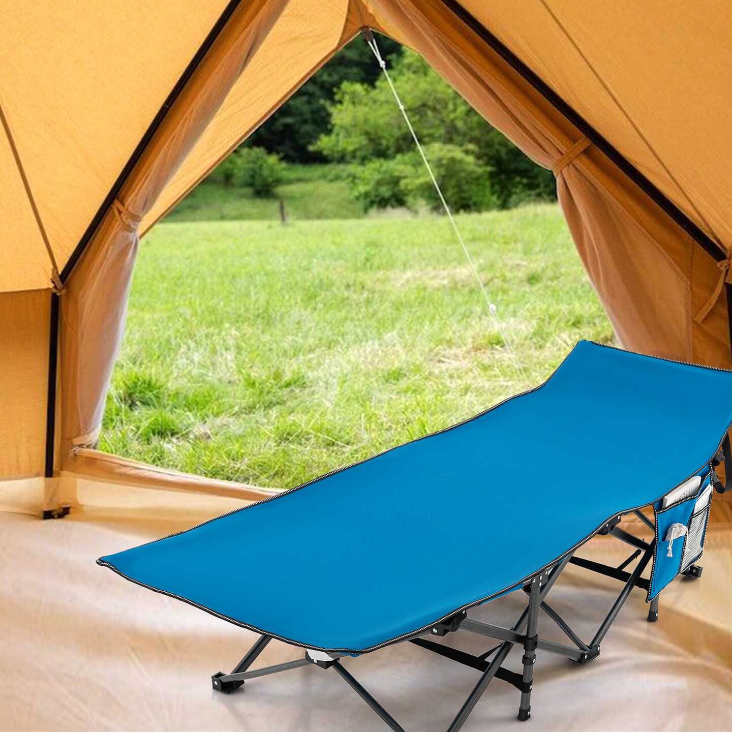 Extra Wide Sleeping Cot for Adults with Carry Bag