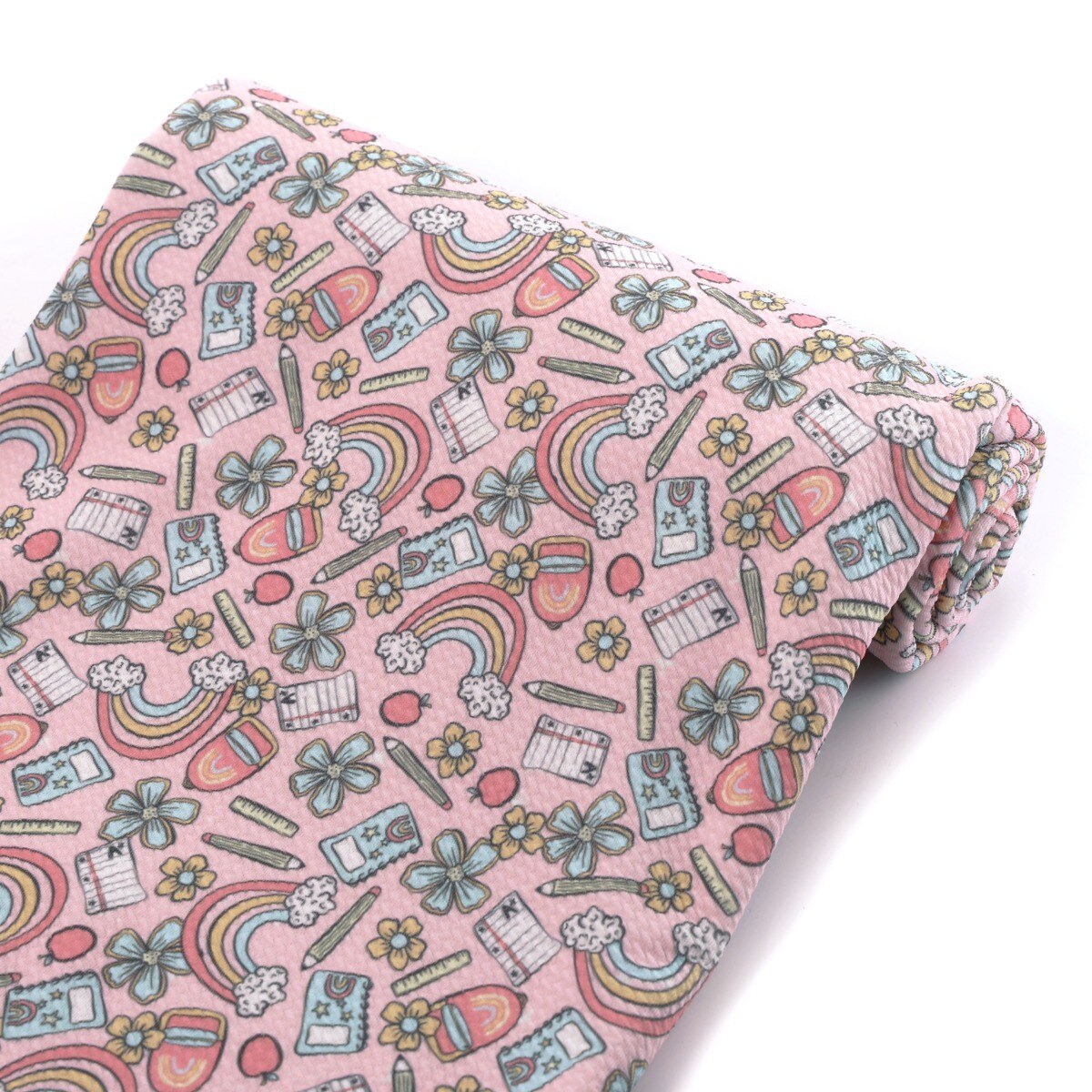 Pastel Back to School Bullet Fabric 1 yard