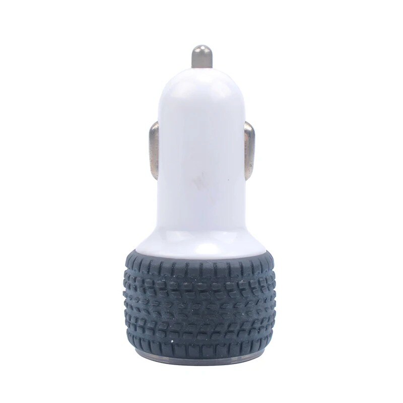 Tire Car Charger | Max Output 2.1A (2 USB) Car Charger | Amp Up Your Drive with Instant Power | MINA&#xAE;