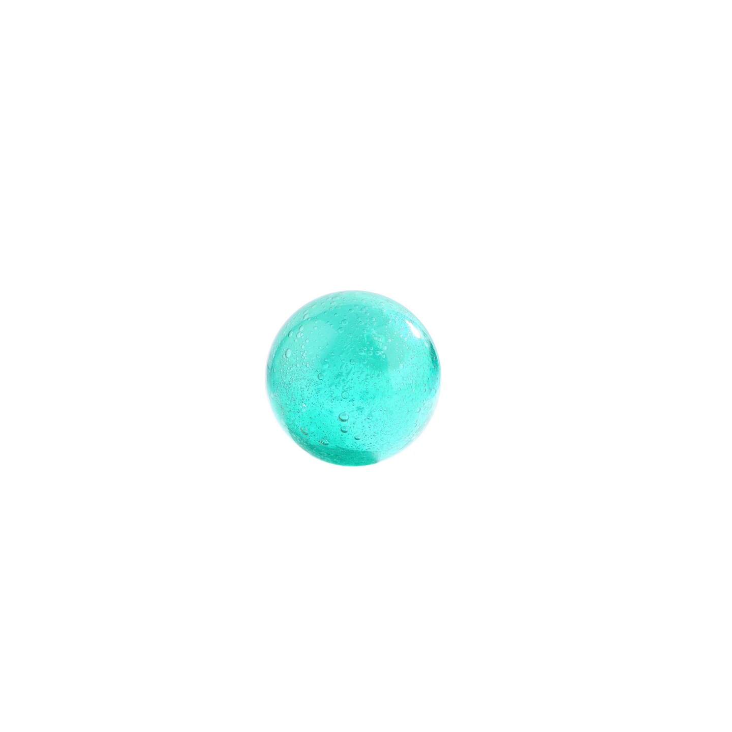 CC Home Furnishings Hand Blown Glass Orb Tabletop Decoration - 3&#x22; - Green