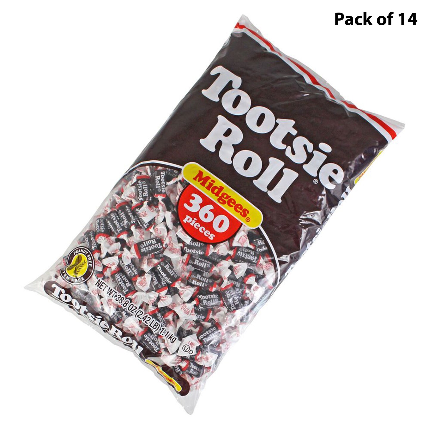 Tootsie Rolls Candy - A Tasty Treat | Individually wrapped-360 pieces per unit | MINA&#xAE;