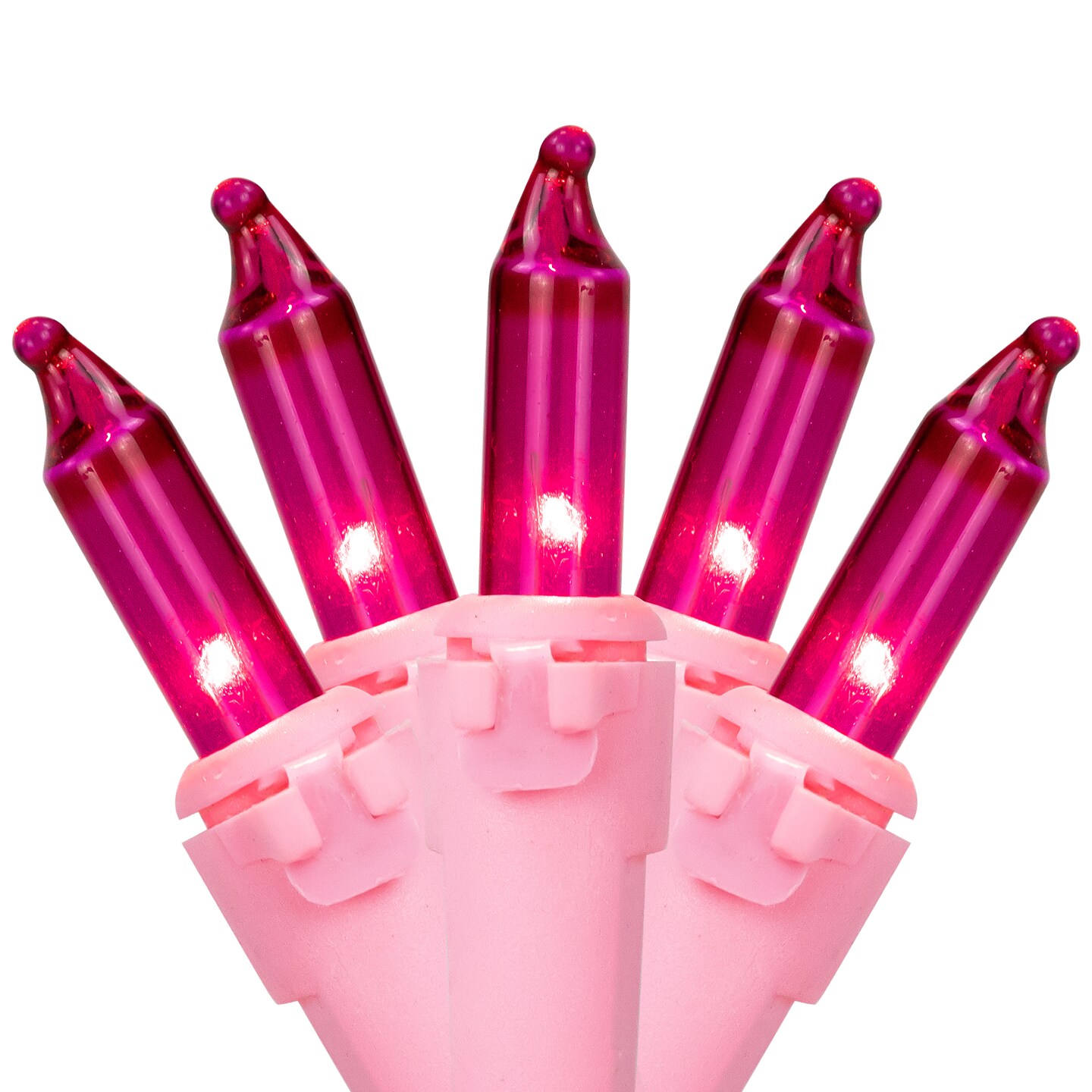 Northlight 50ct pink mini christmas light set 10 pink wire michaels