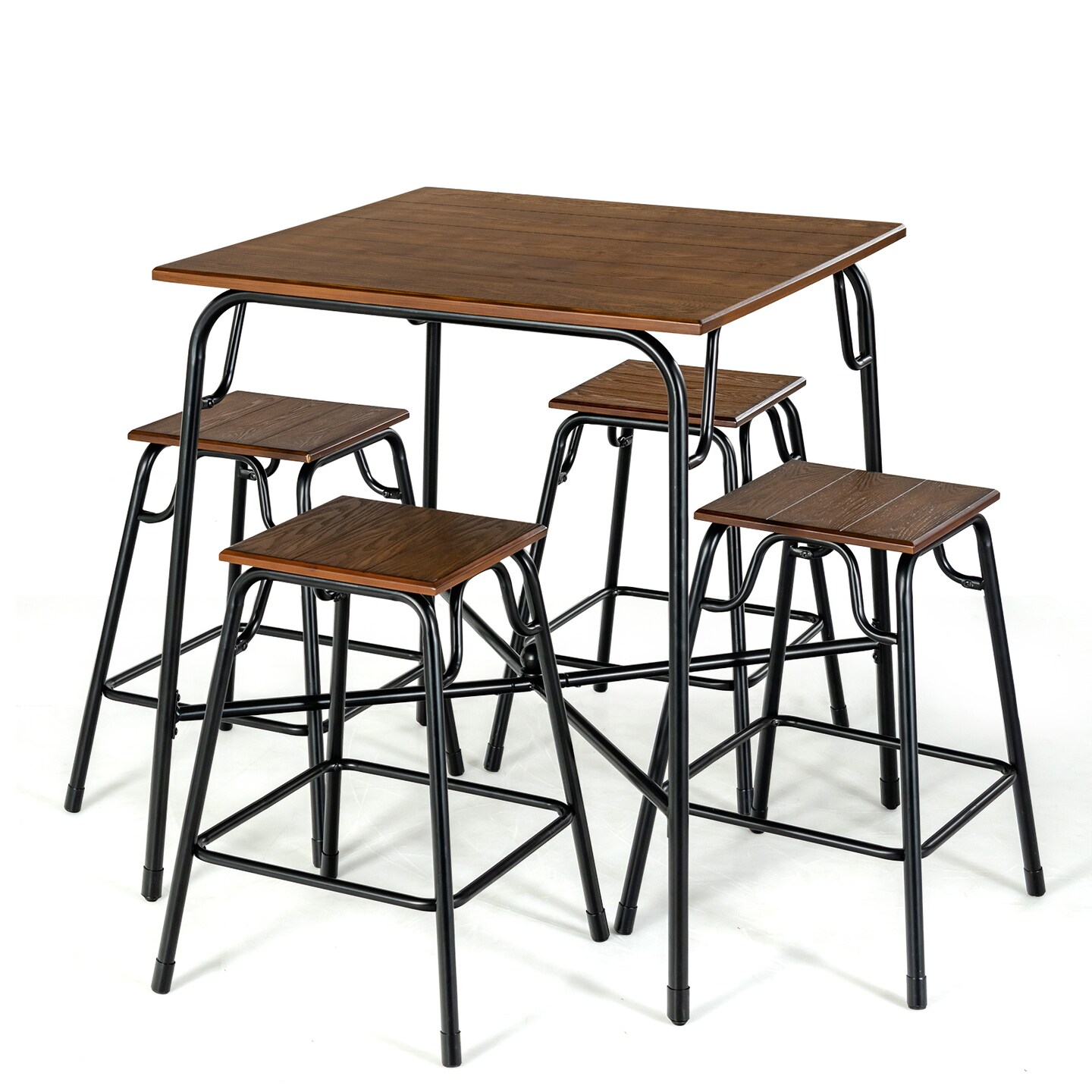 Backless table best sale & bar stools