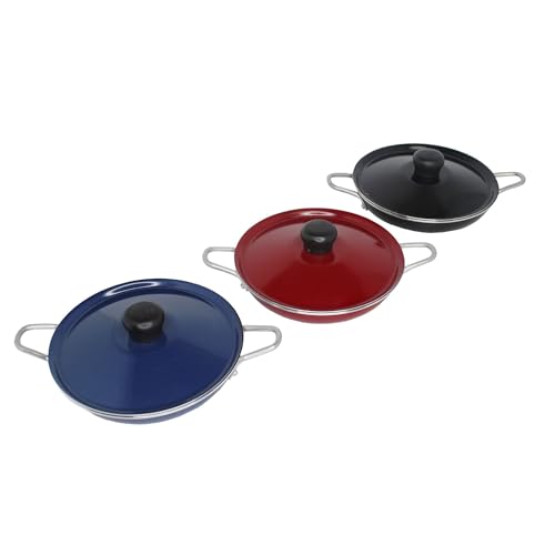 6&#x22; Egg Pan Casserole with Lid and Bakelite Side Handle in Assorted Cookware, Colors may vary