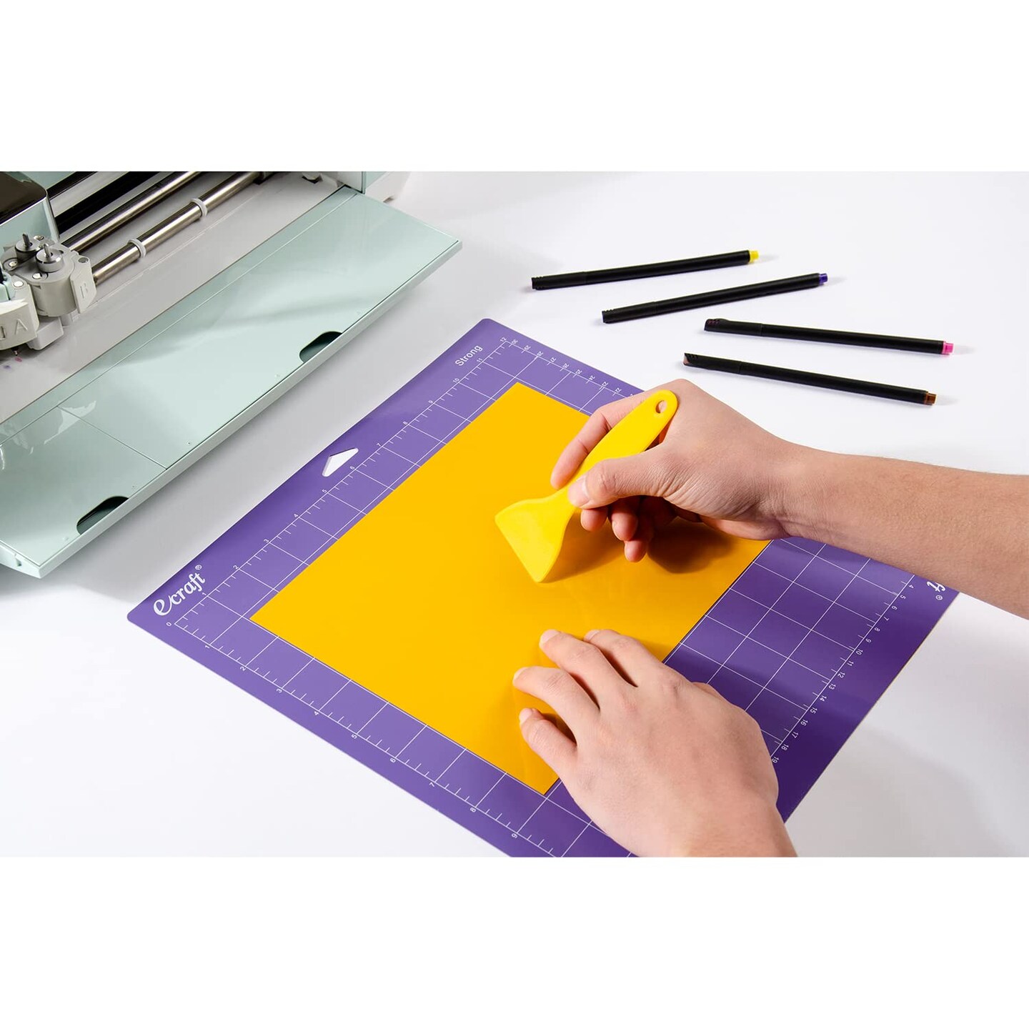 3 Pck 12"X12" Cutting Mat For Cricut - Include (Strong/Standard/Light) Adhesive Sticky (3 pack) Flexible Square Gridded Quilting Cut Mats Replacement for Crafts、Sewing and All Arts.(Variety)