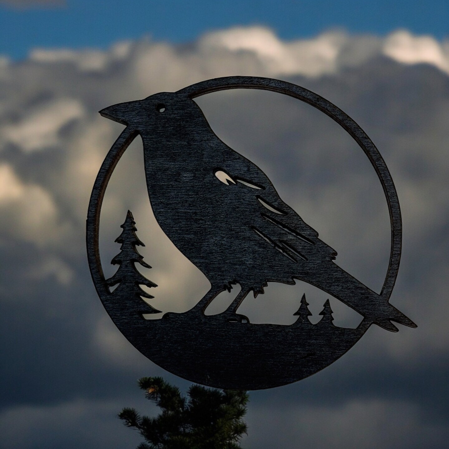 Ornament - Black - Crow Raven