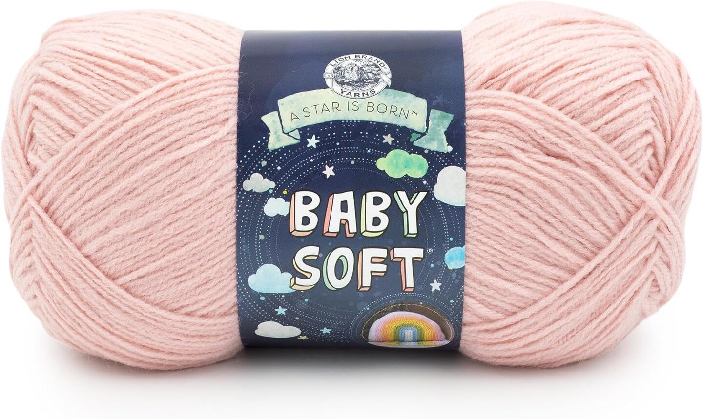 (1 Skein) Babysoft Yarn, White
