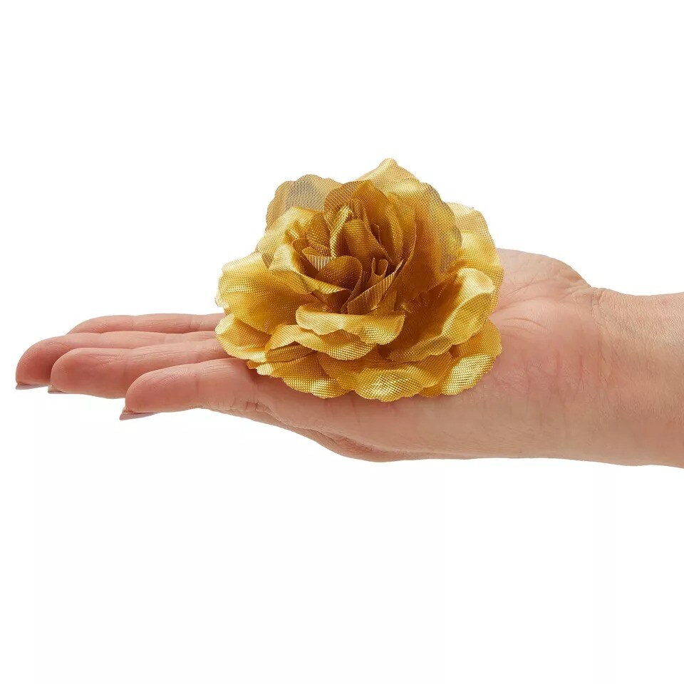 50 Pack Stemless Artificial Silk Roses
