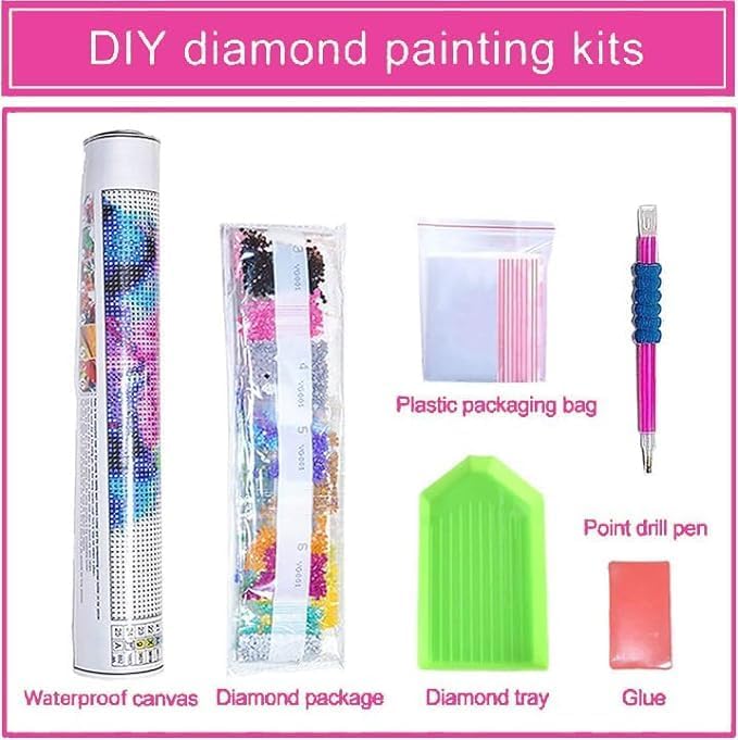 Adults&#x27; Beach Diamond Painting Kits: 16x12-inch diamond art kits for a lover&#x27;s heart, adult beach themed gem painting kits for home wall d&#xE9;cor, and more