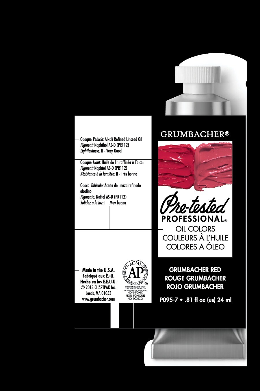 Grumbacher&#xAE; Pre-tested&#xAE; Oil Wood Box Set, 13 pcs