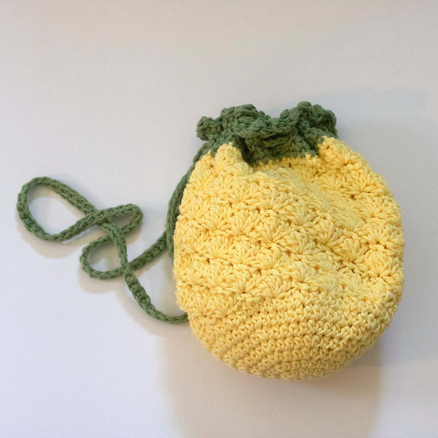 Cotton Pineapple Purse, Hand Crocheted product 2