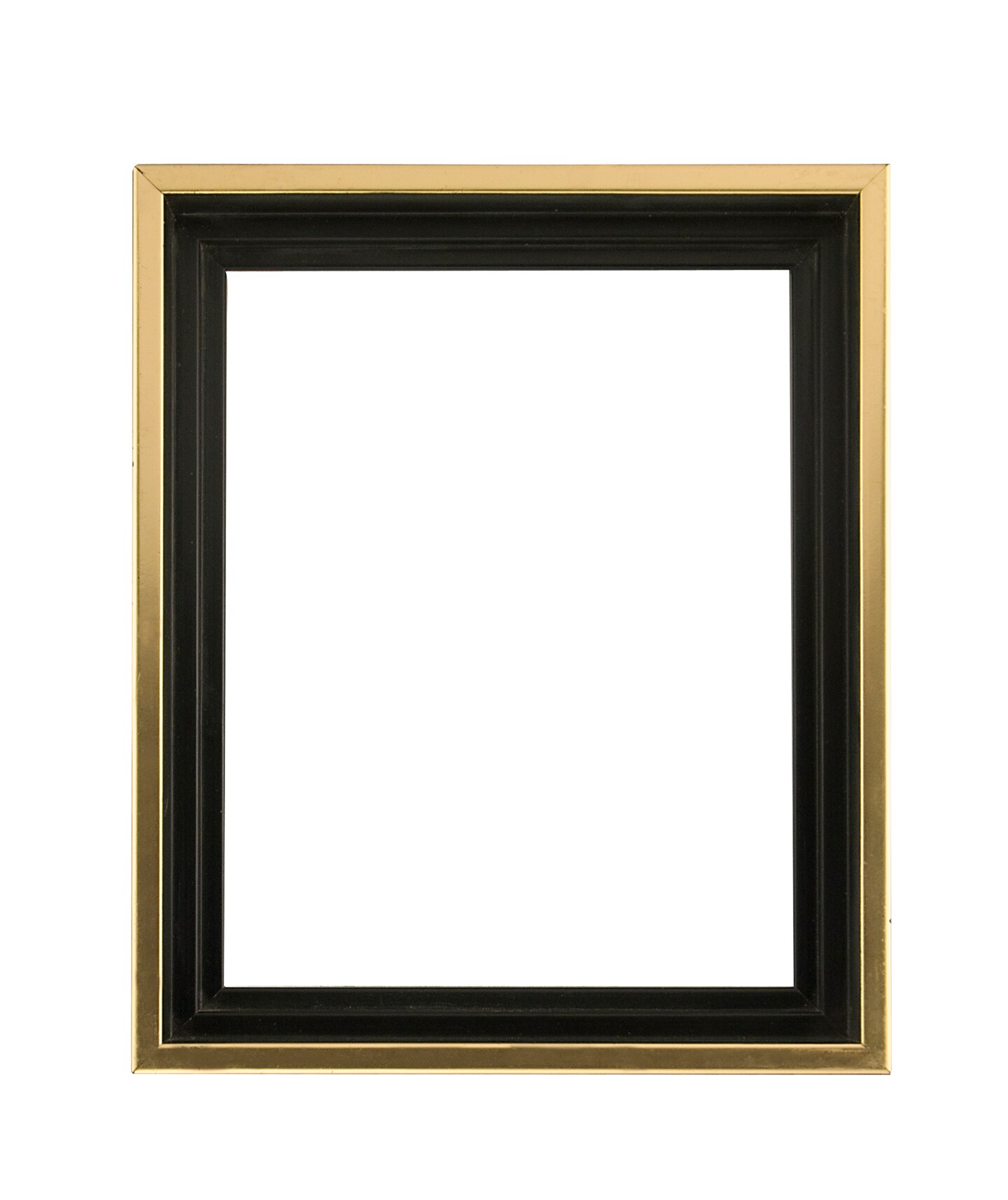 Creative Mark Illusions Floater Canvas Frame, Black and Gold, 3/4 in - Ideal for Galleries, Artists &#x26; Professionals, Frames for Canvas Paintings, Complete Hanging Hardware