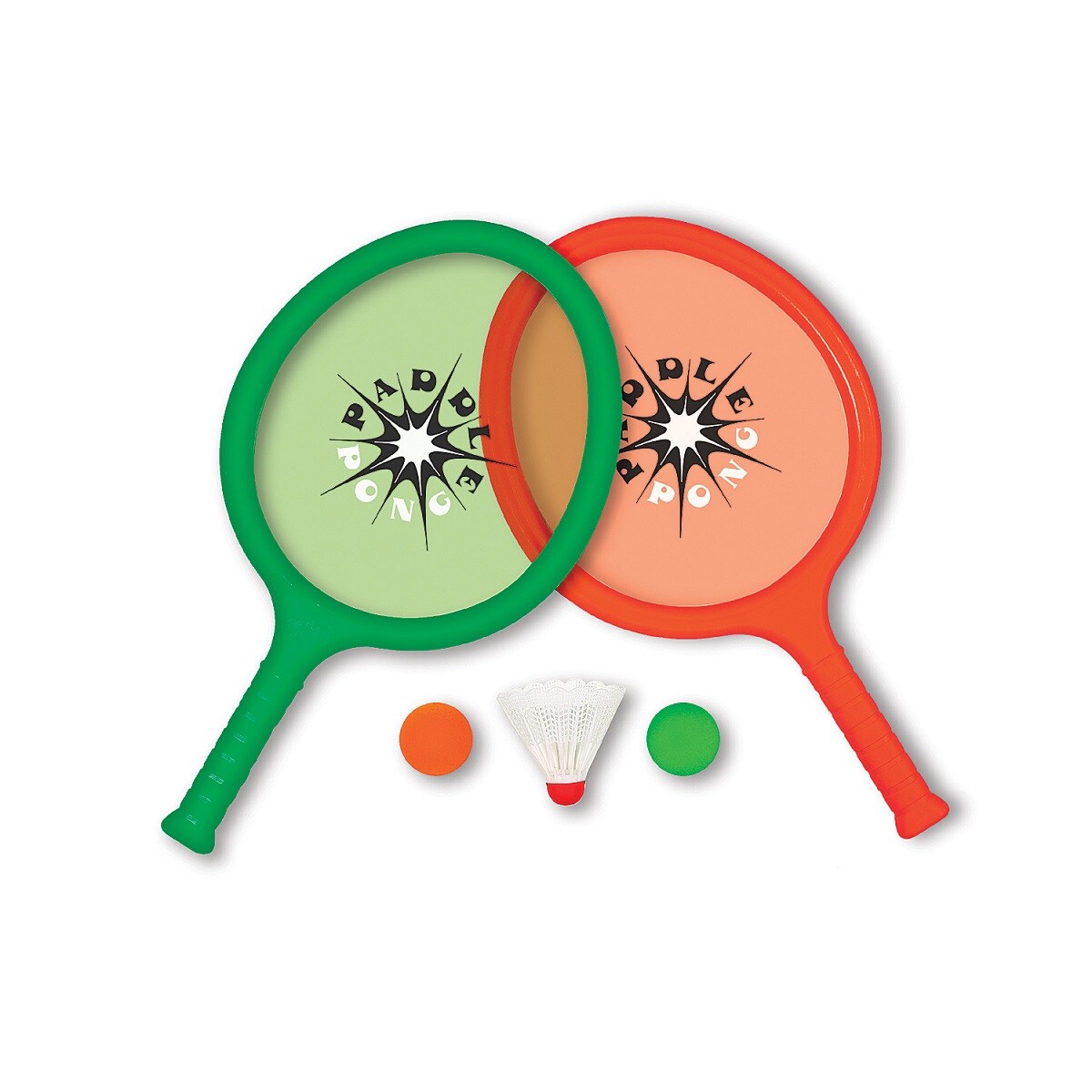 Pool Central Green and Red Paddle Pong Set Swimming Pool Game. 16-Inch