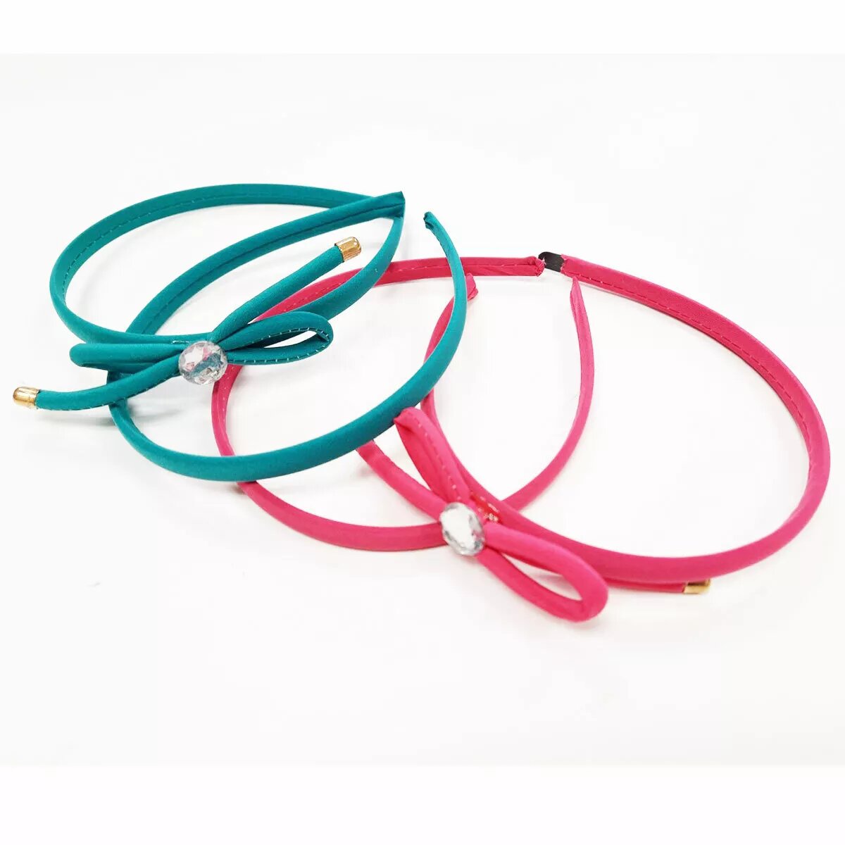Kitcheniva 8 Pcs Women Girl Satin Fabric Cove Anti-slip Ribbon Headbands