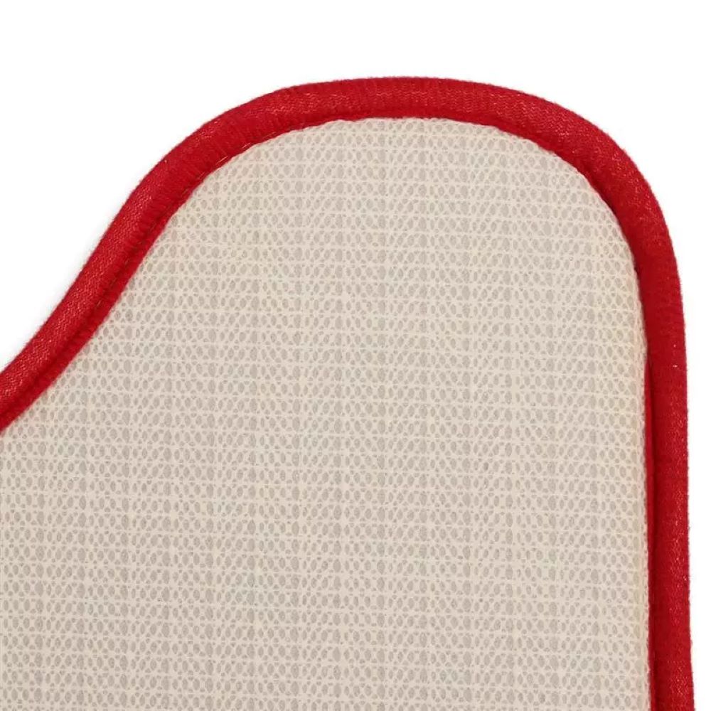 Kitcheniva U-Shape Non Slip Pedestal Bathroom Rug 3 Pcs