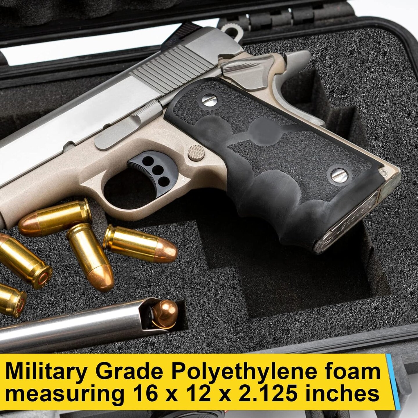 2 Pcs Customizable Polyethylene Foam 16" x 12" x 2" Polyethylene Foam Sheet Thick Foam Padding Foam Inserts for Packing Cases Gun Storage Packing and Crafts Polyethylene Foam Pad, Black