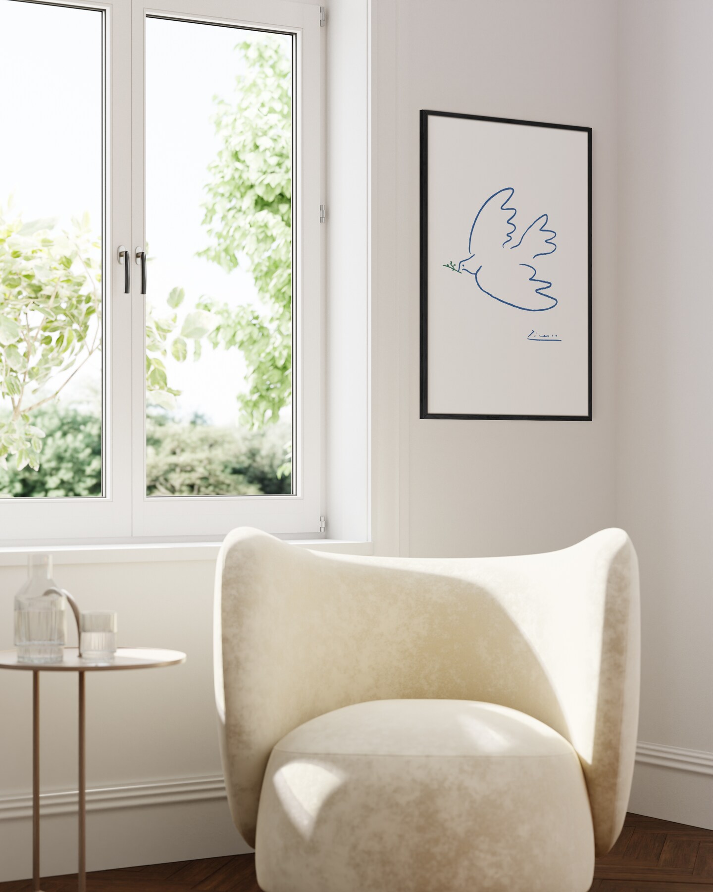 Natural Oak Wood Picture Frame By Haus and Hues