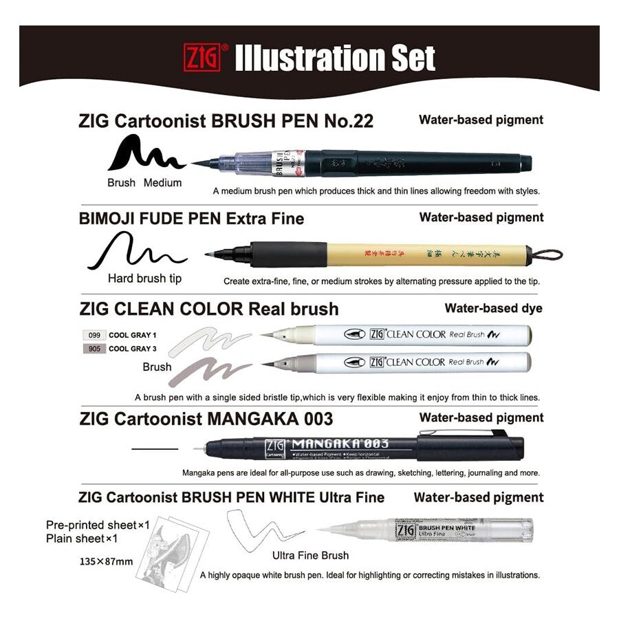 Zig&#xAE; Illustration Drawing Sets