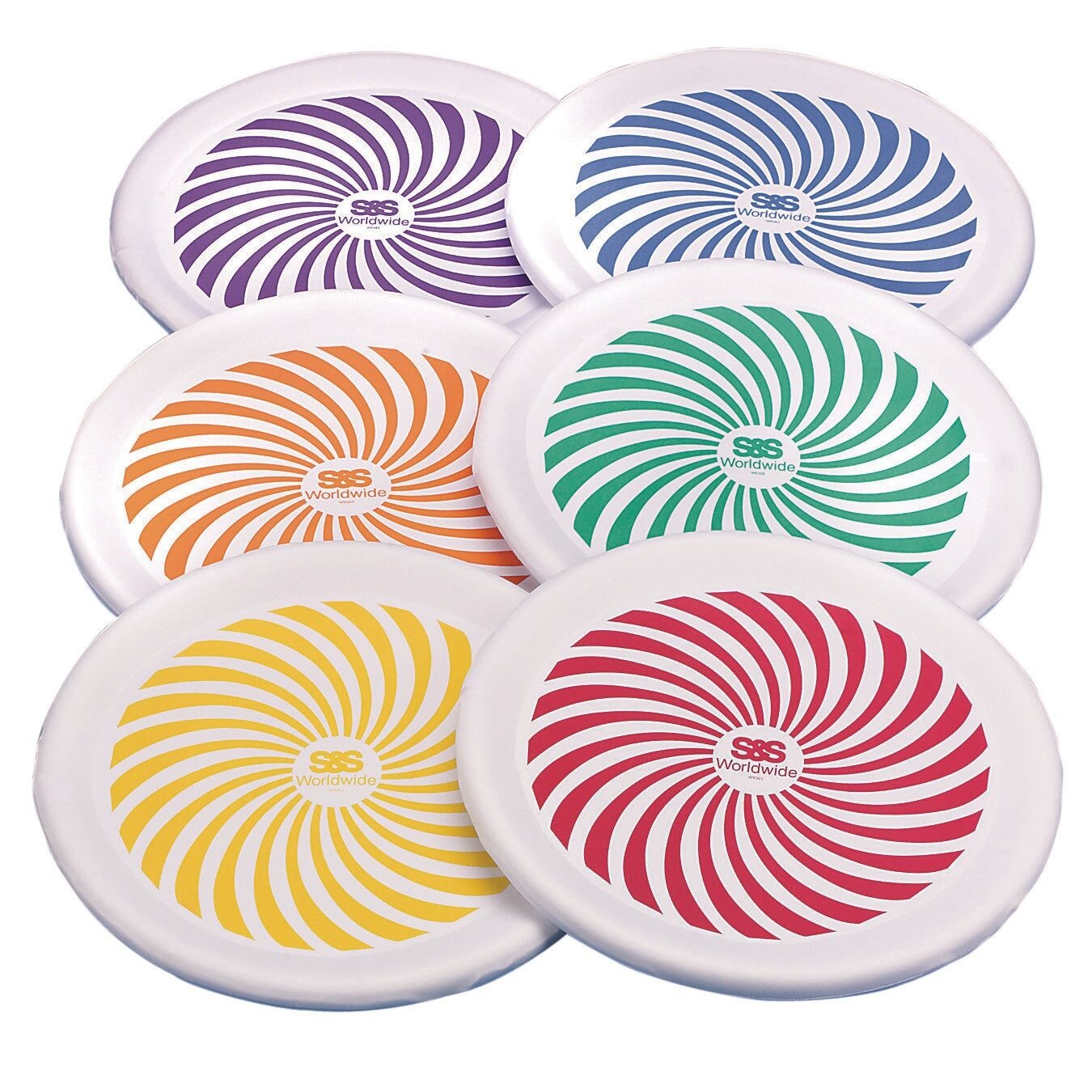 Spectrum&#x2122; Jumbo Flying Discs 17-1/2&#x22; (Pack of 6)