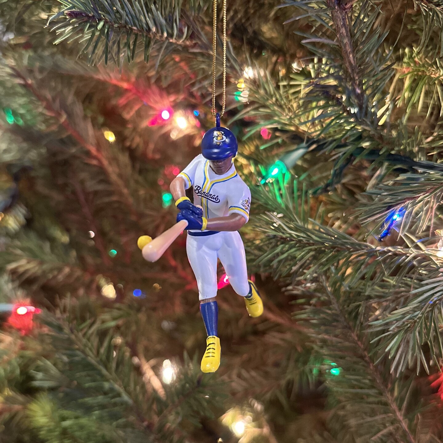 Tree Buddees x Savannah Bananas Baseball Player Ornament