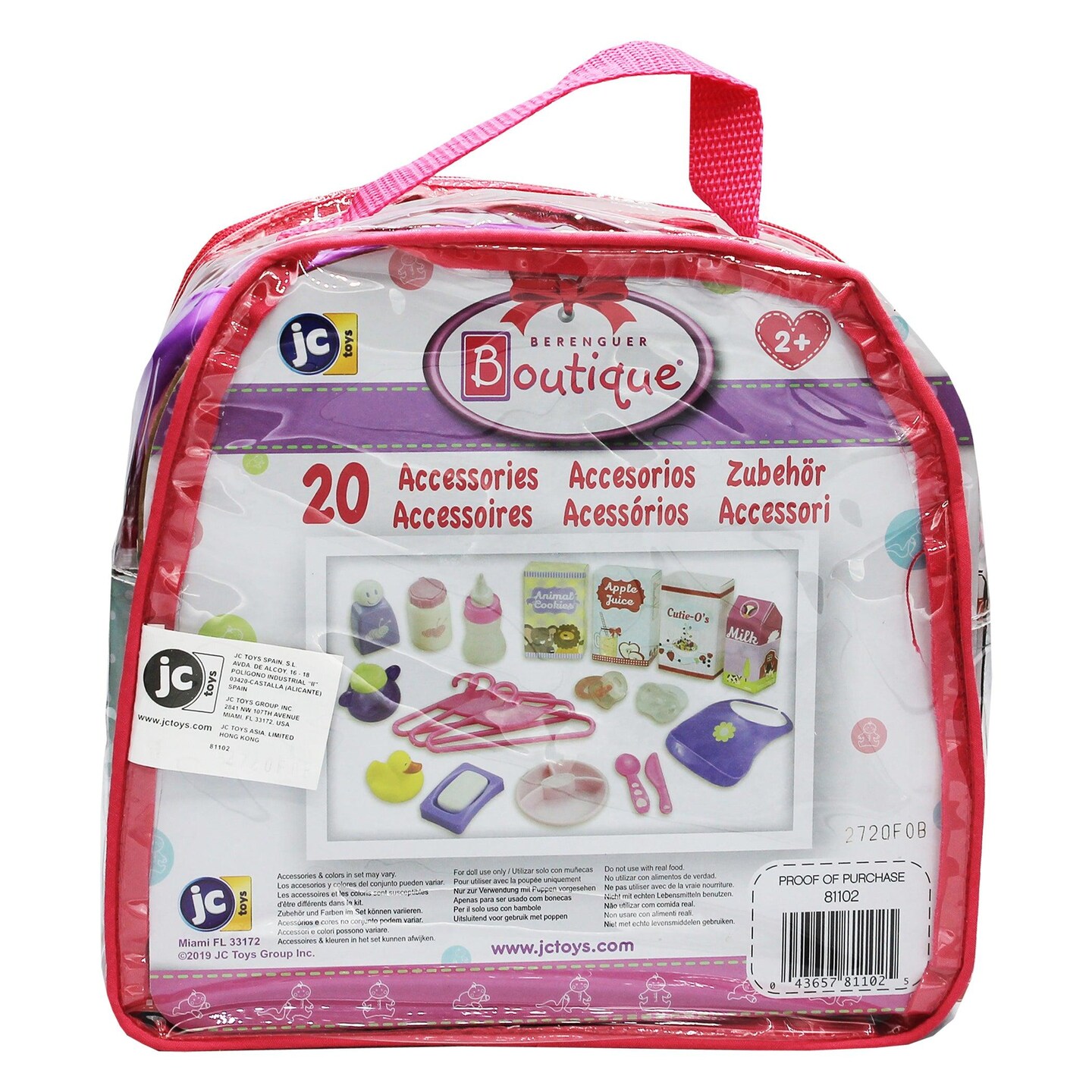 For Keeps! Baby Doll Essentials Accessory Bag, 20 Pieces